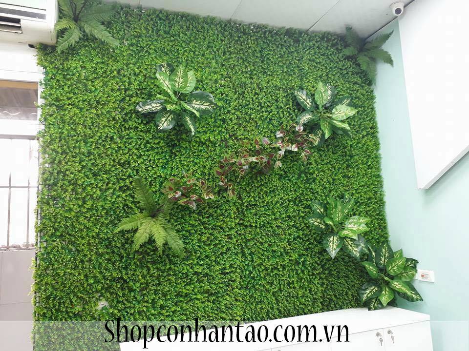 Tường cây giả trang trí tường